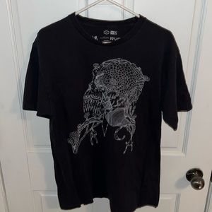Black adult medium RVCA graphic t-shirt in excellent condition.